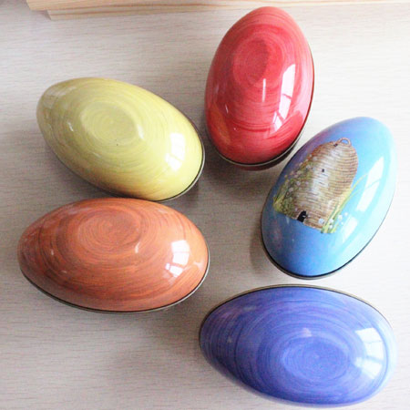 Conteneur de bonbons aux œufs de Pâques de lapin pour les faveurs de mariage